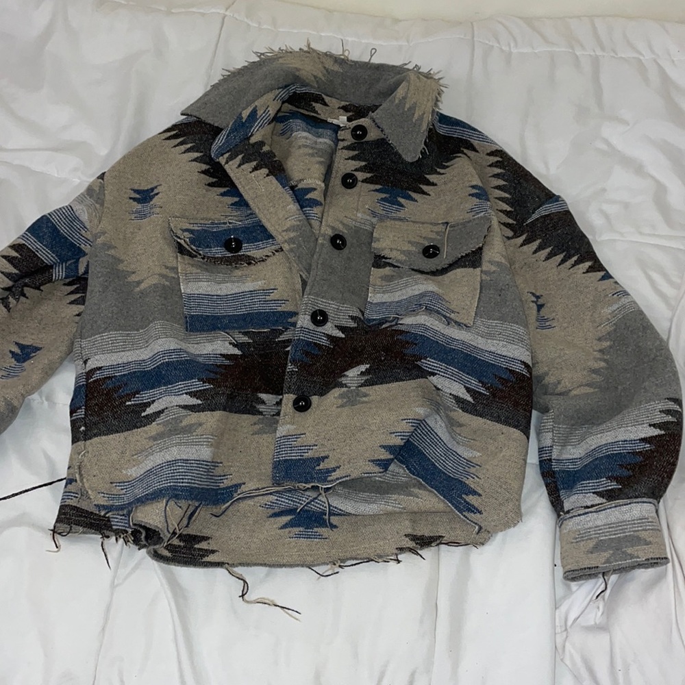 Aztec shacket